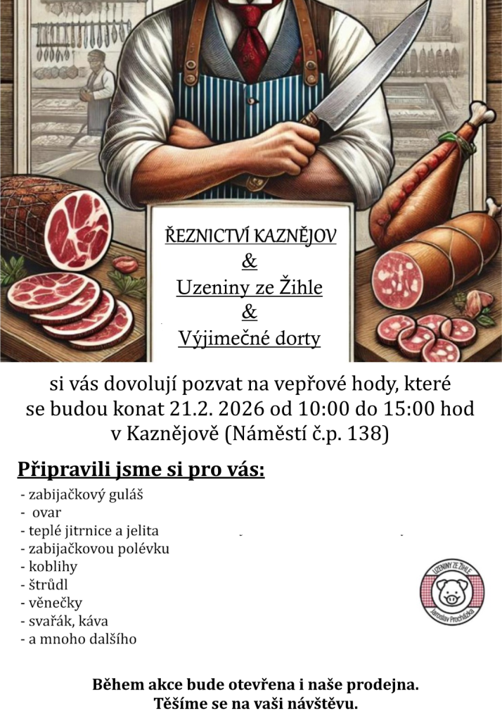 Vepřové hody 21/2/2026